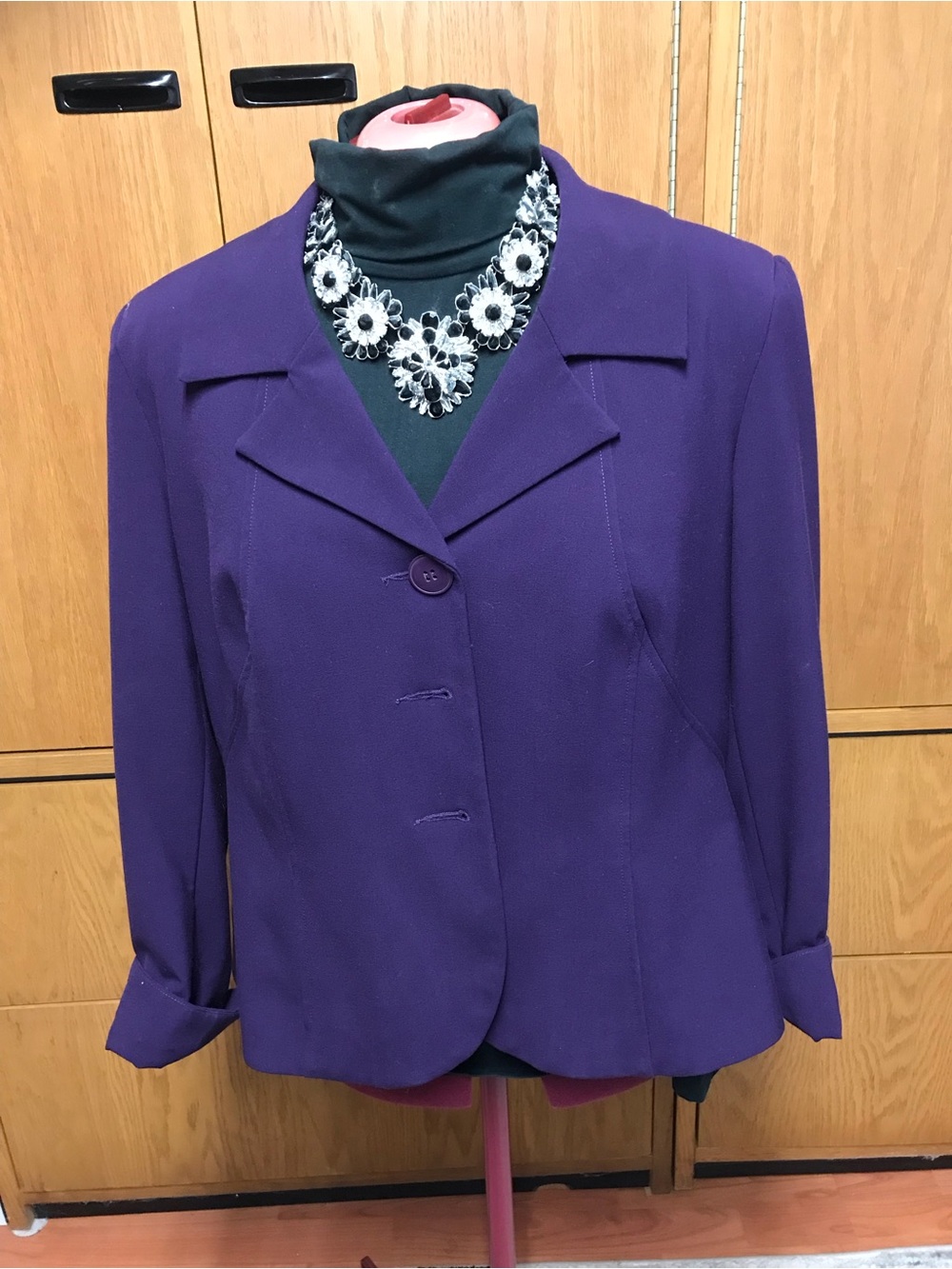 TanJay Deep Purple Women's Tailored Blazer